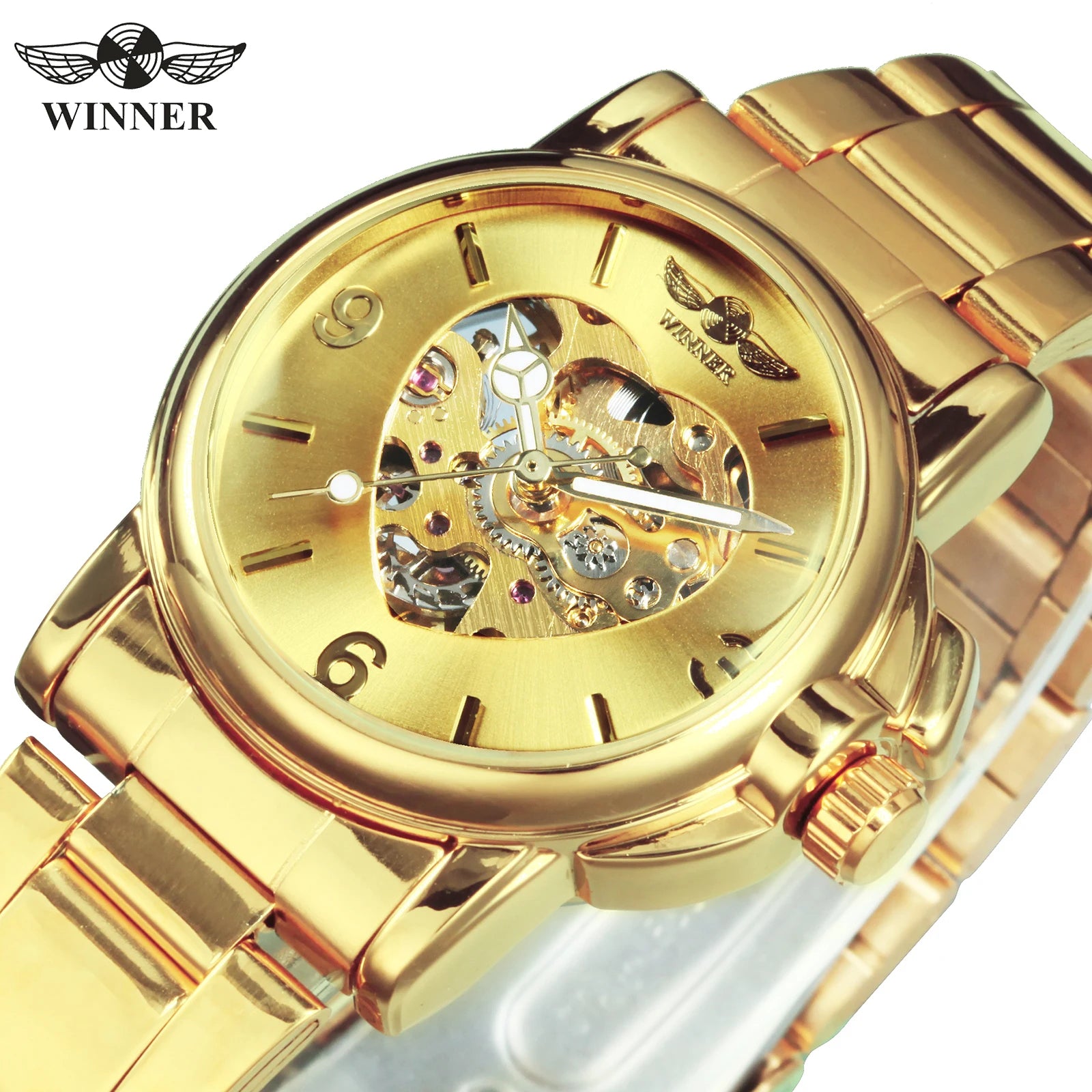 Elegant Luxury Automatic Skeleton Watch for Women - Smarsty