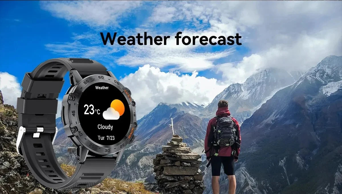 LIGE 1.39 Inch Bluetooth Smart Watch for Men - Smarsty