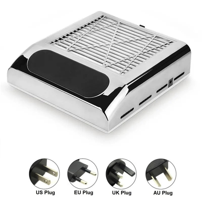 80W Nail Dust Collector Powerful Vacuum for Salon - Smarsty