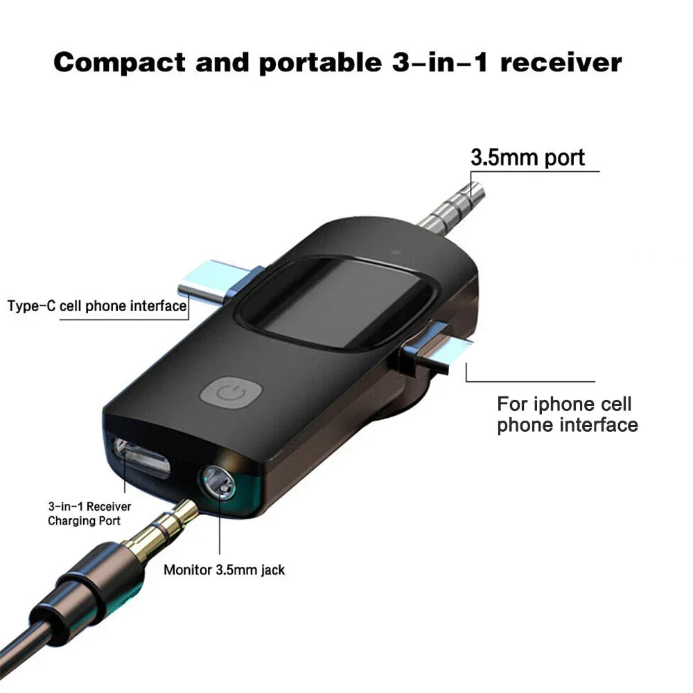 Basix Professional Wireless Lavalier Microphone for Live Recording - Smarsty