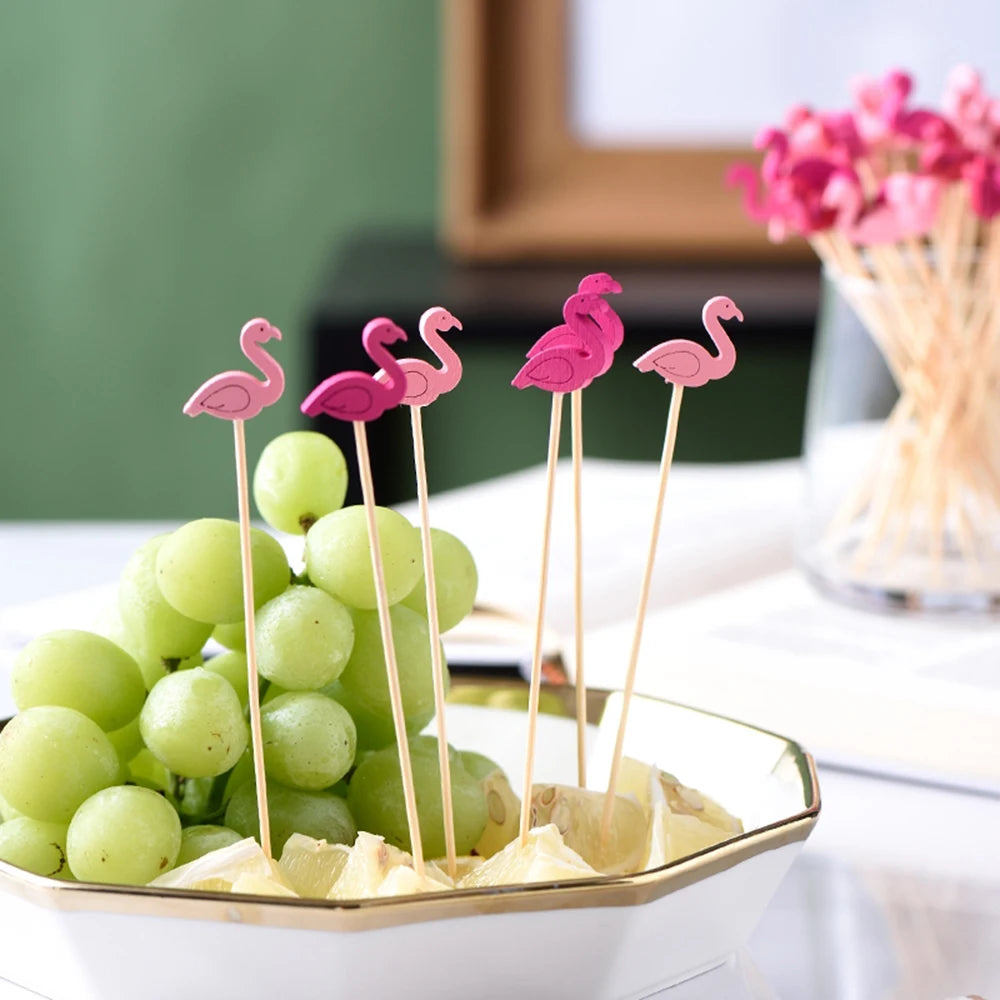 Bamboo Skewers 100Pcs for Parties and Events - Smarsty