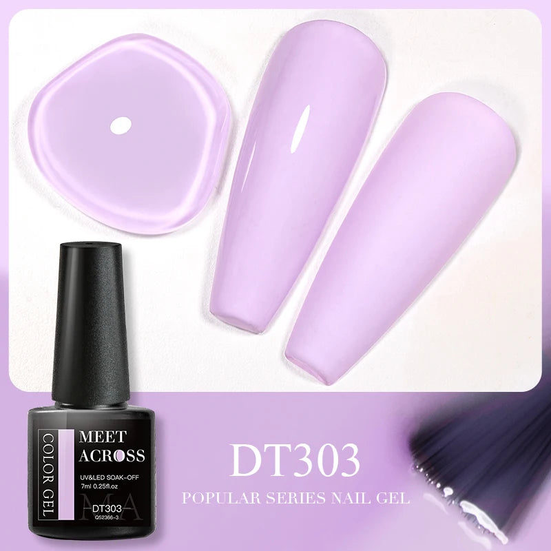 Pink Dried Flower Gel Nail Polish for Fairy Nail Art - Smarsty