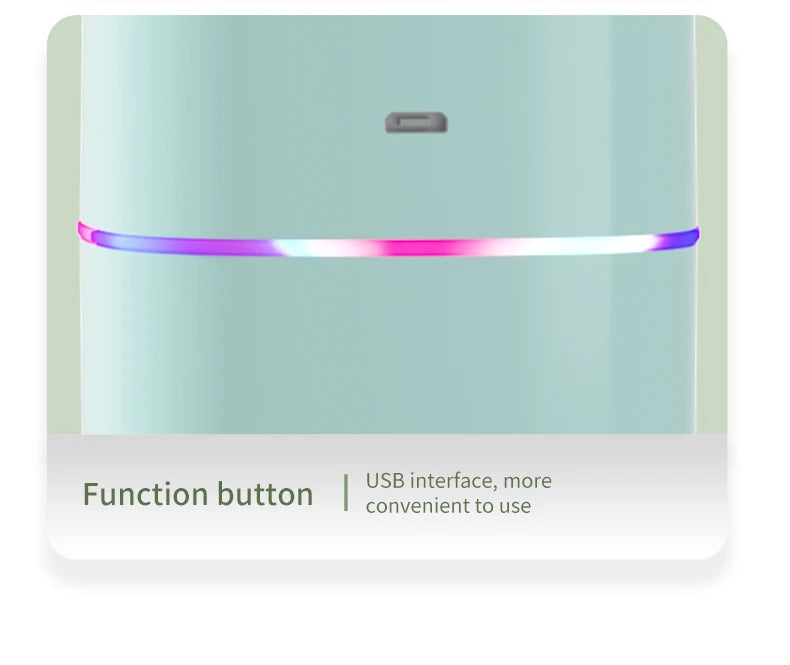 USB Essential Oil Humidifier with Double Spray Mist - Smarsty