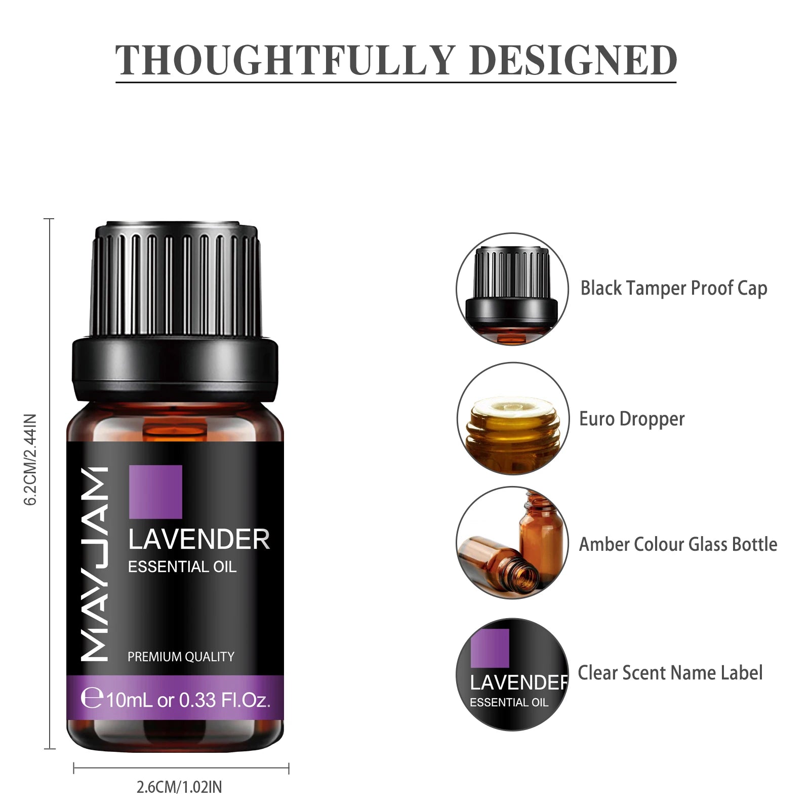 MAYJAM 10ML Essential Oil Blend for Relaxation and Wellness - Smarsty