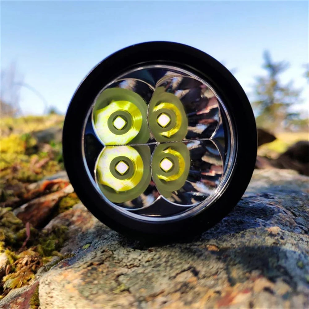 Sofirn SP36 Pro 8000lm Powerful LED Flashlight 4*SST40 USB C Rechargeable 18650 Torch