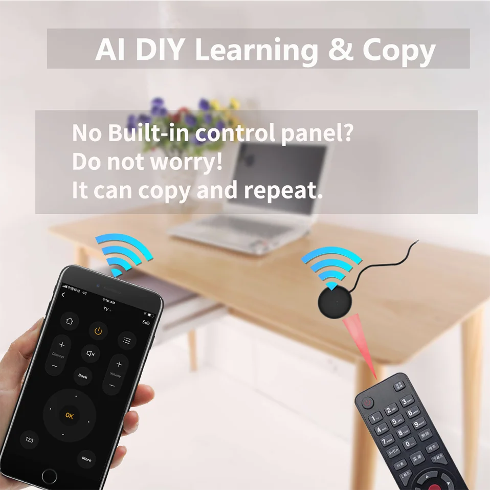 Tuya WiFi Smart IR Remote Control Compatible with Alexa - Smarsty