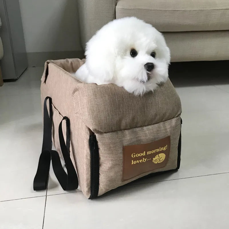 Portable Dog Car Seat Bed for Safe Travel - Smarsty