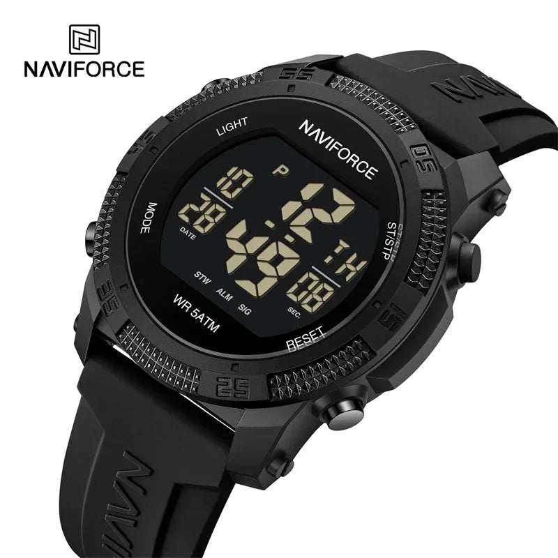 NAVIFORCE NF7104 Men's Waterproof Digital Watch with Alarm - Smarsty