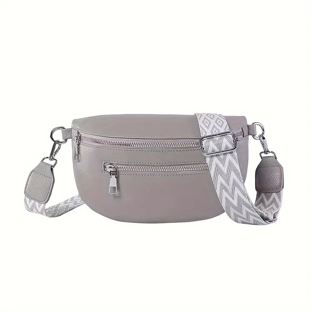 Soft Leather Fanny Pack Crossbody Bag For Travel Everyday - Smarsty