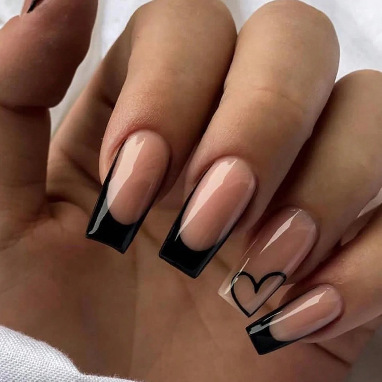 Medium Pink Ballerina Press On Nails Set - Smarsty