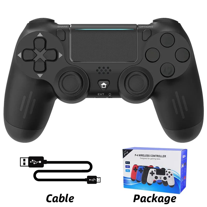 Wireless Bluetooth Game Controller for PS4 with Dual Vibration - Smarsty