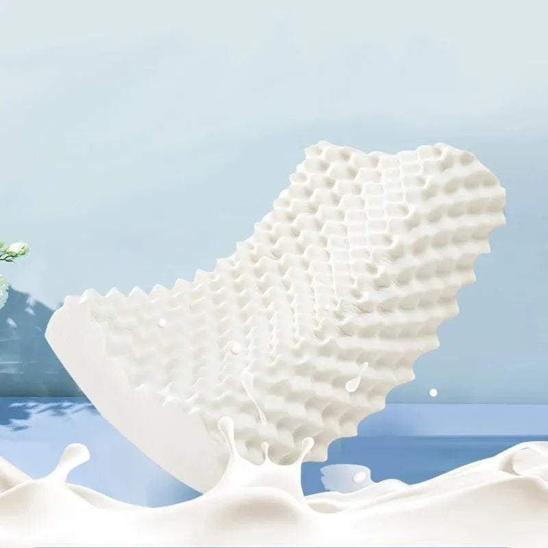 Natural Thai Latex Cervical Pillow for Comfortable Sleep - Smarsty