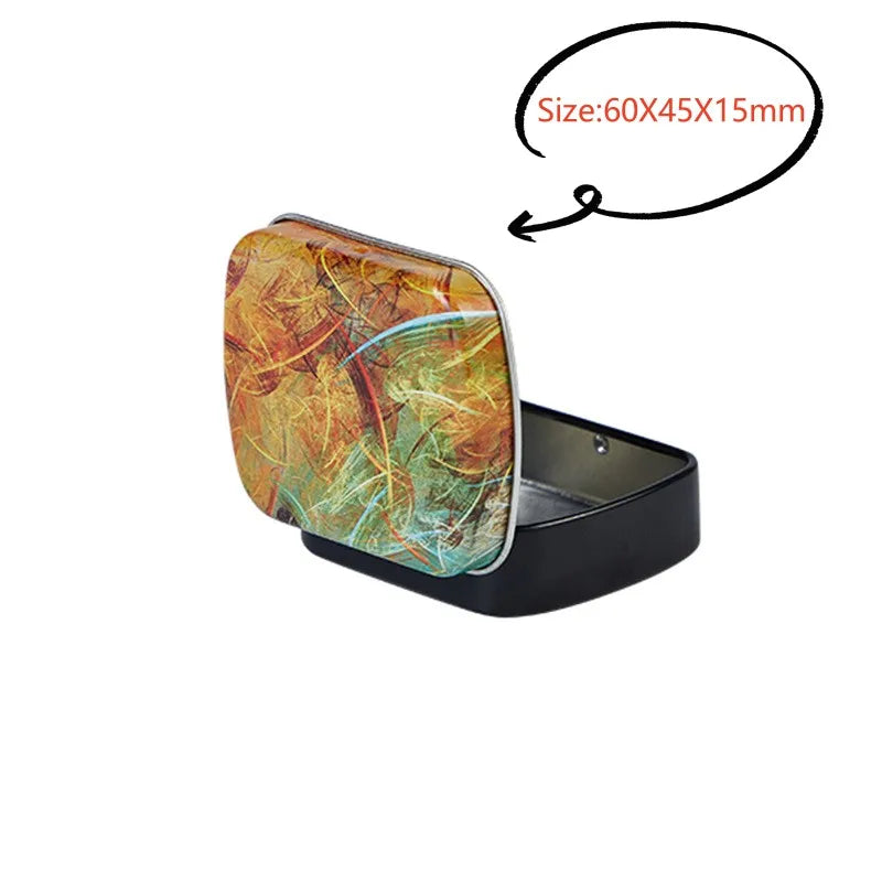 Small Metal Storage Box for Jewelry and Coins - Smarsty