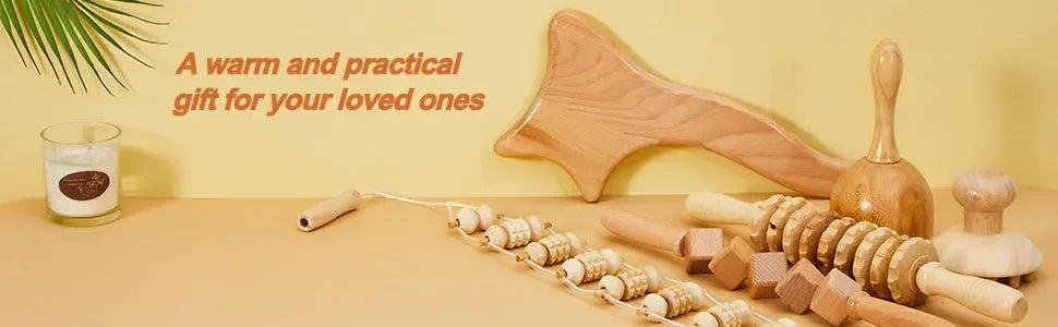 Wooden Lymphatic Drainage Massage Tools for Body Shaping - Smarsty