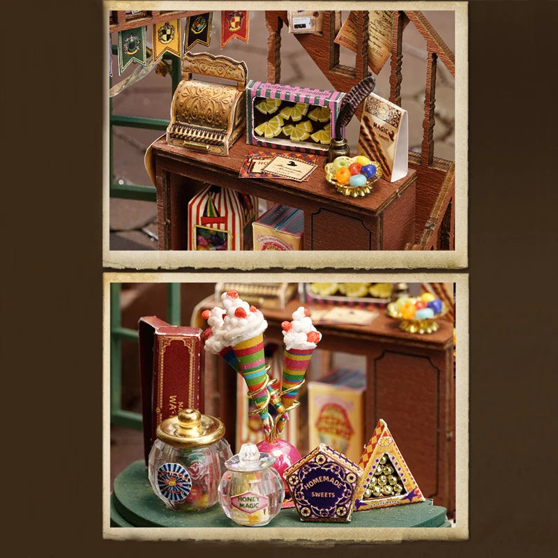 Mini DIY Kit For Doll House Making And Assembling Room Models Toys Home And Bedroom Decorations With Furniture Wooden Crafts by Smarsty