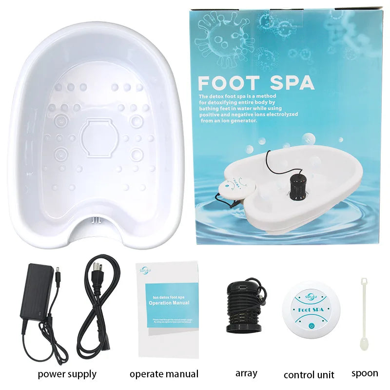 Ionic Detox Foot Bath Spa Massager for Deep Cleansing - Smarsty