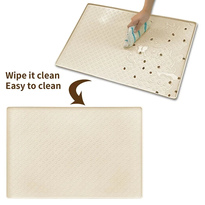 Waterproof Pet Placemat for Easy Feeding Cleanup - Smarsty