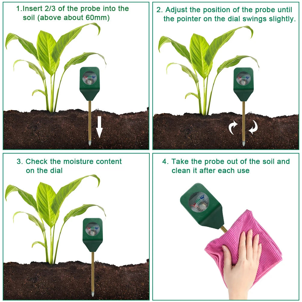 Mini Portable Soil Moisture Meter for Indoor Plants - Smarsty
