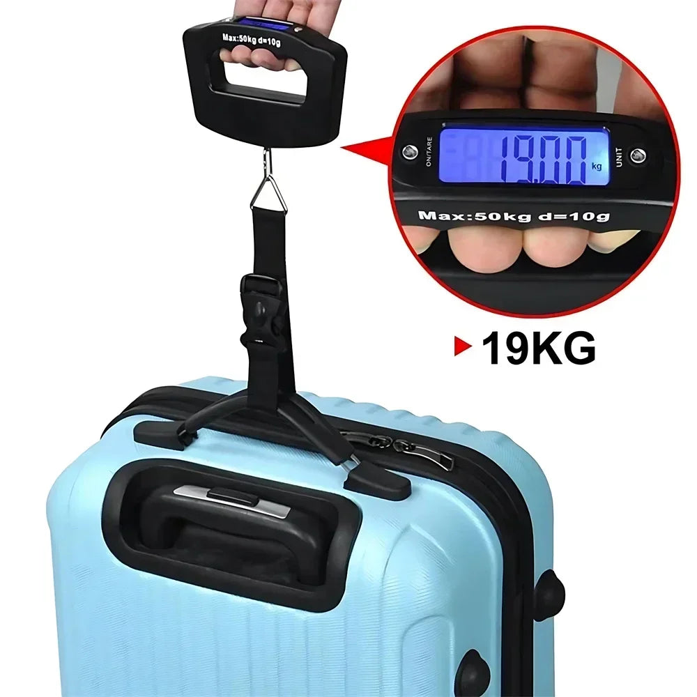 Digital Luggage Scale with Backlit Display for Travel - Smarsty