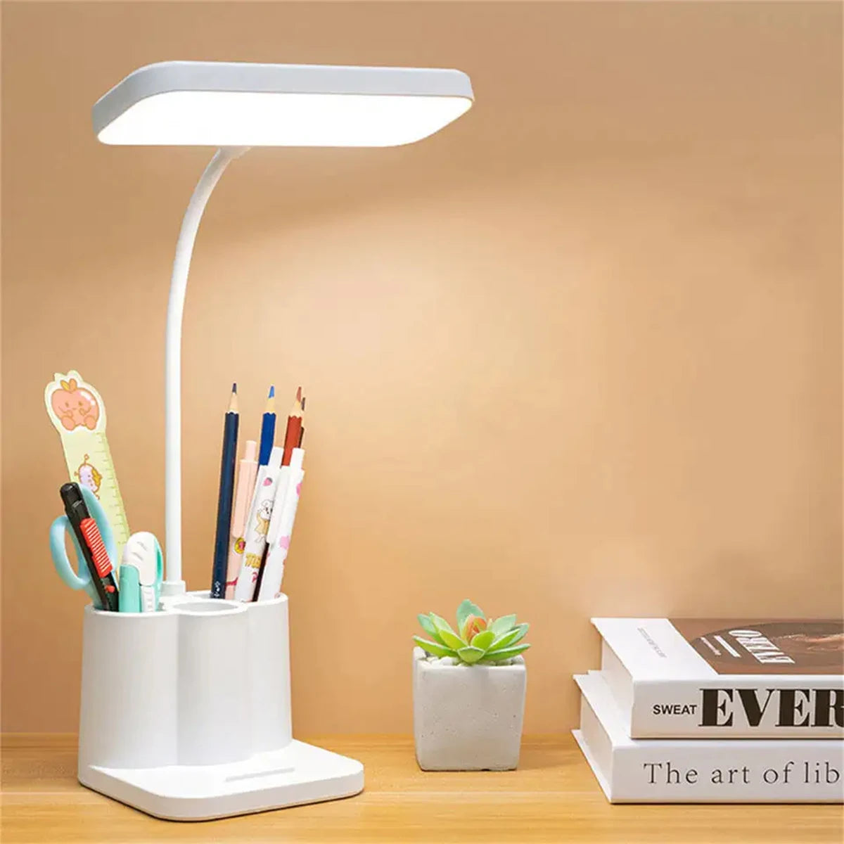 USB LED Table Lamp with Eye Protection for Reading - Smarsty