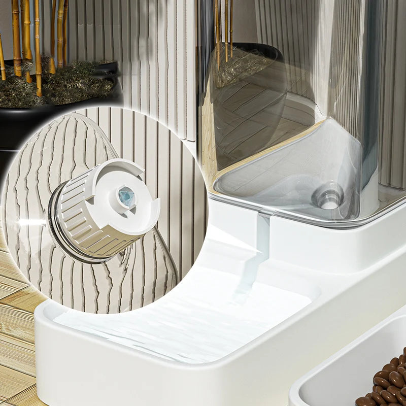 Automatic Pet Feeder and Water Bowl for Dogs and Cats - Smarsty