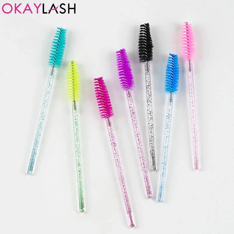100pcs Disposable Eyelash Brushes for Flawless Application - Smarsty