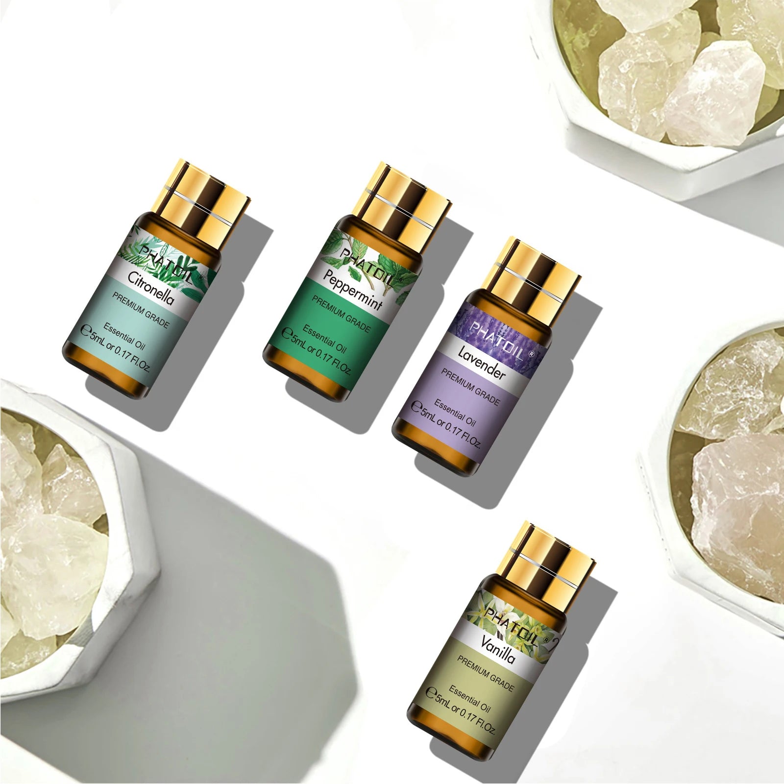 PHATOIL 15 Piece Essential Oils Set for Relaxation - Smarsty