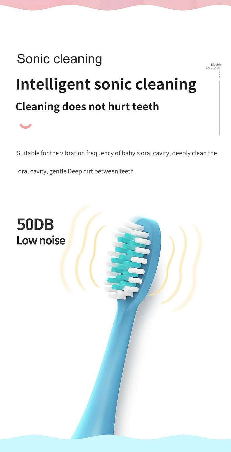 Children's Electric Toothbrush with Sonic Cleaning Feature - Smarsty