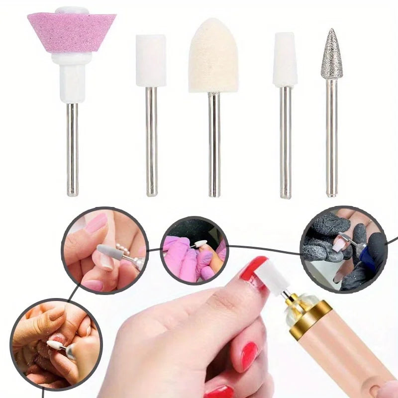 Portable Electric Nail Drill Kit for Manicure and Polishing - Smarsty