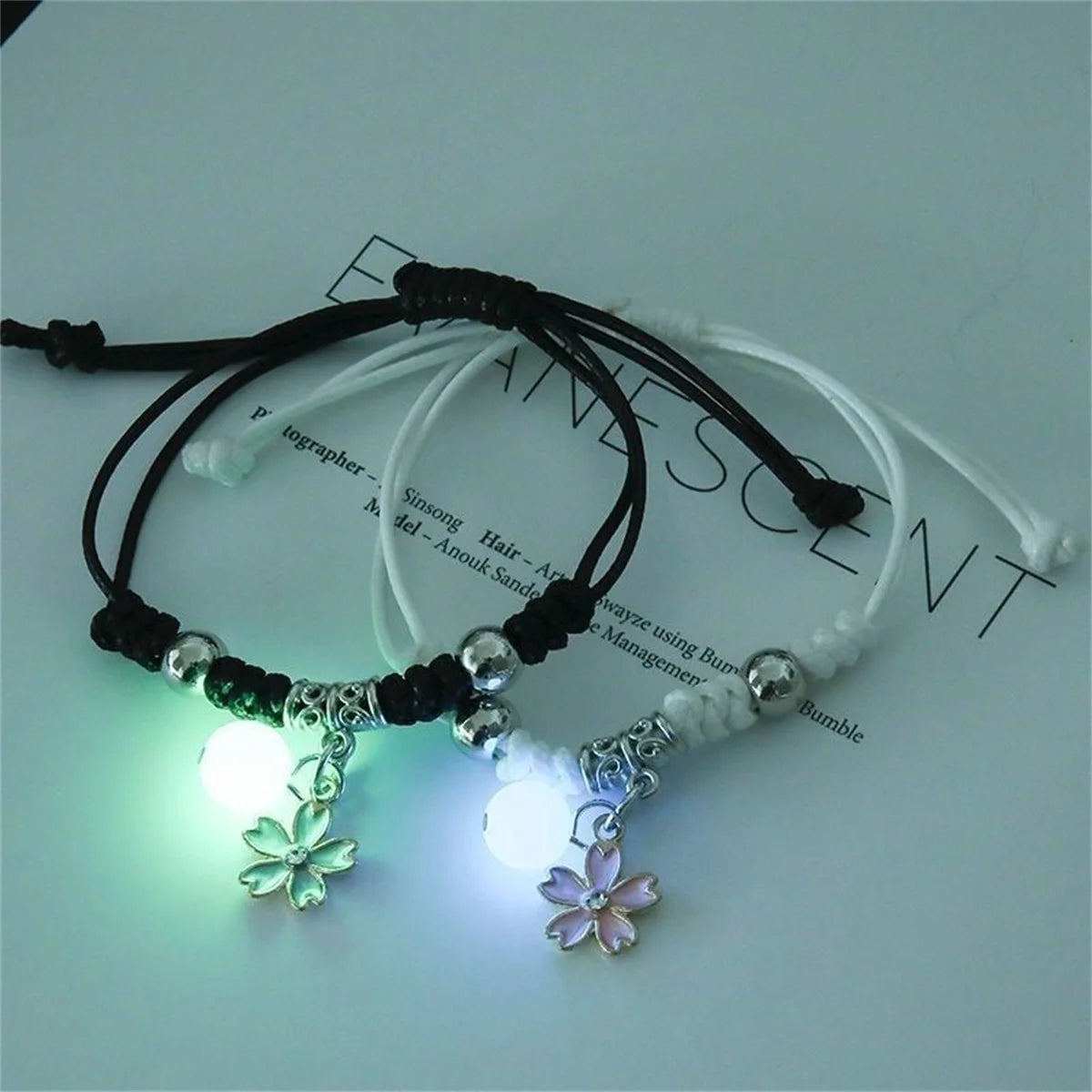 Luminous Beads Star Couple Bracelet for Lovers - Smarsty