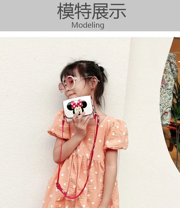Disney Mickey Mouse Cute Kids Crossbody Bag for Girls - Smarsty