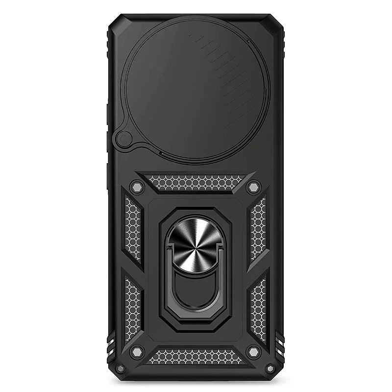 Shockproof Phone Case With Magnetic Ring Stand Camera Cover - Smarsty