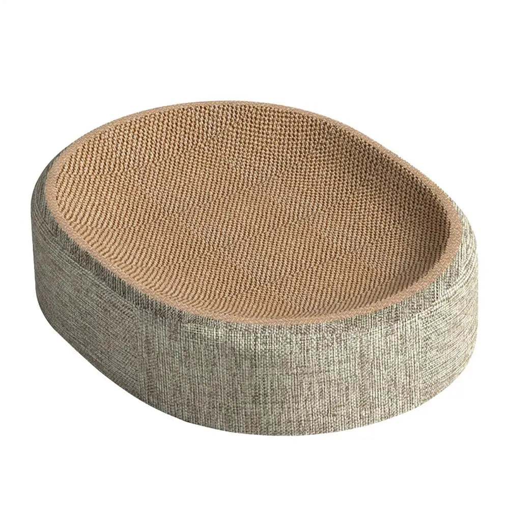 Oval Scratch Pad Cat Bed for Comfort and Play - Smarsty