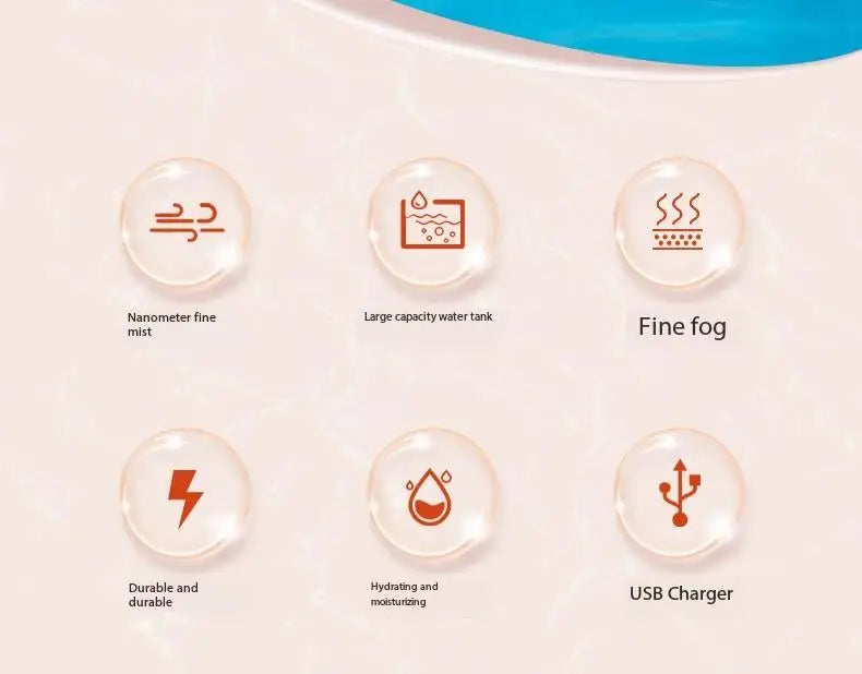 White Hydration Meter Nano Spray for Accurate Face Hydration - Smarsty