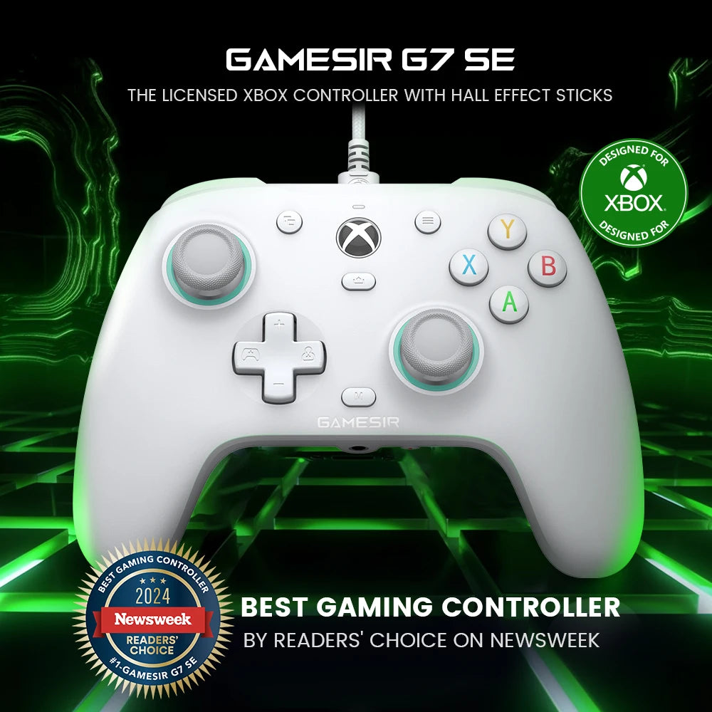 GameSir G7 SE Wired Xbox Gaming Controller with Hall Effect Joystick - Smarsty