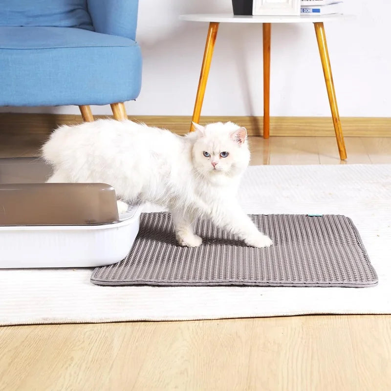 Waterproof Cat Litter Mat Non-Slip Easy Cleanup - Smarsty