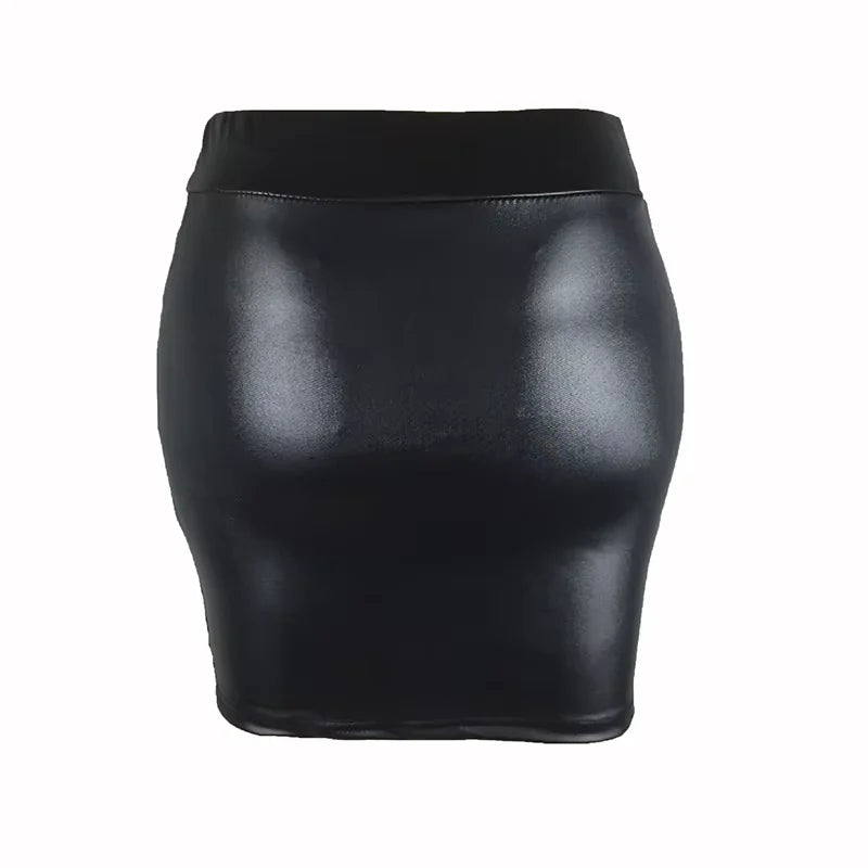 Women Summer Mini Skirts High-waist Slim Fittness Hip Pencil Skirts Vintage Bodycon Skirt Sexy Clubwear Ladies Office Clothing - Smarsty