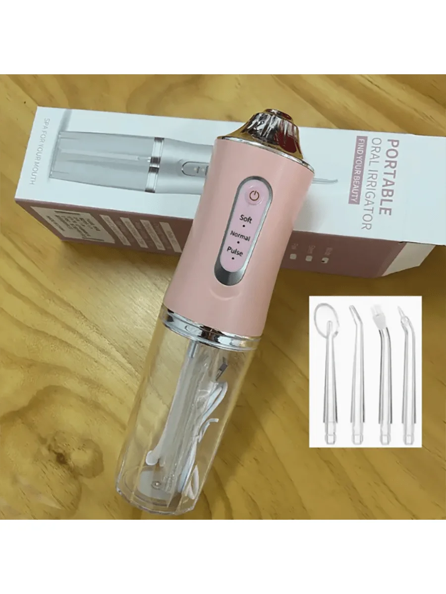 Electric Water Floss, Intelligent Chip, Precise Pressure Control, 360 Degree Rotating Nozzle, Tooth Cleaning Device - Smarsty