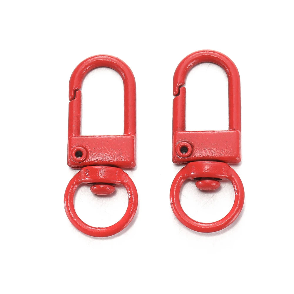 Colorful Alloy Snap Lobster Clasp Keychain Hooks Set - Smarsty