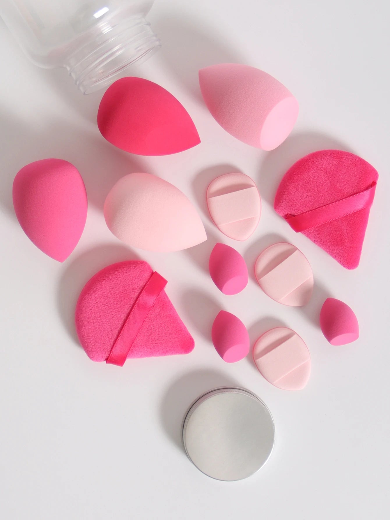 12Pcs Latex-Free Makeup Sponge Set for Flawless Application - Smarsty
