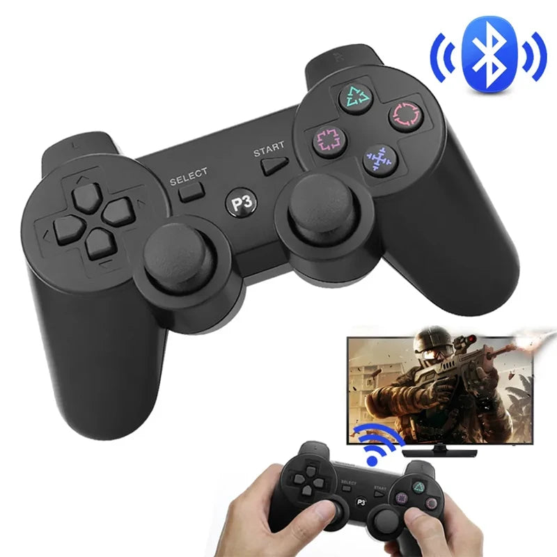 Wireless Bluetooth Gamepad Controller for PS3 with Dual Vibration - Smarsty
