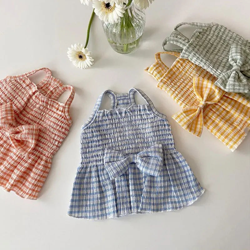Luxury Summer Dog Dress with Cooling Mesh Skirt - Smarsty