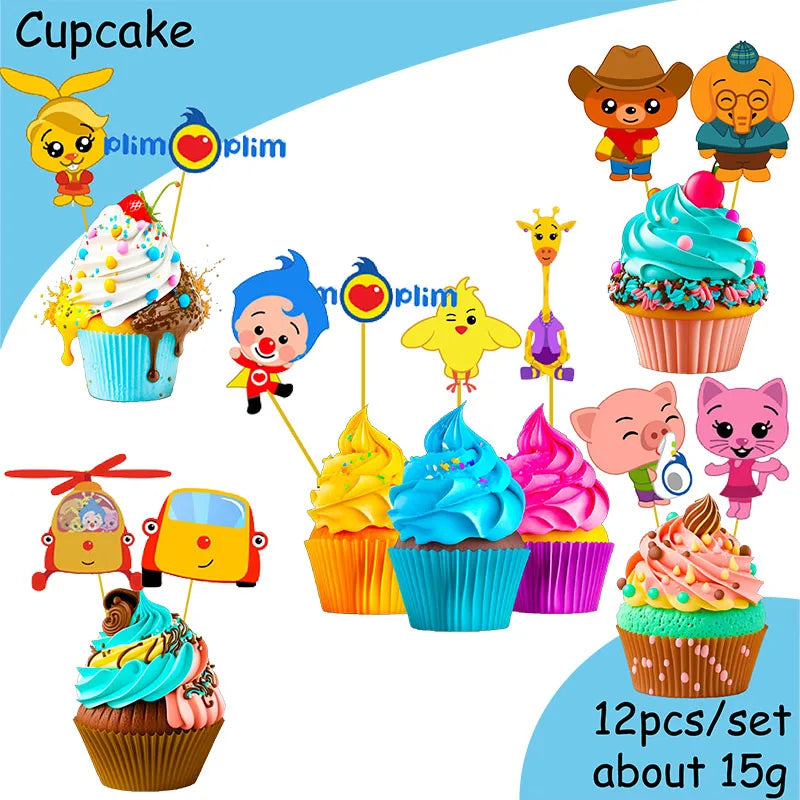 Disney Cartoon Theme Birthday Party Disposable Tableware Set - Smarsty