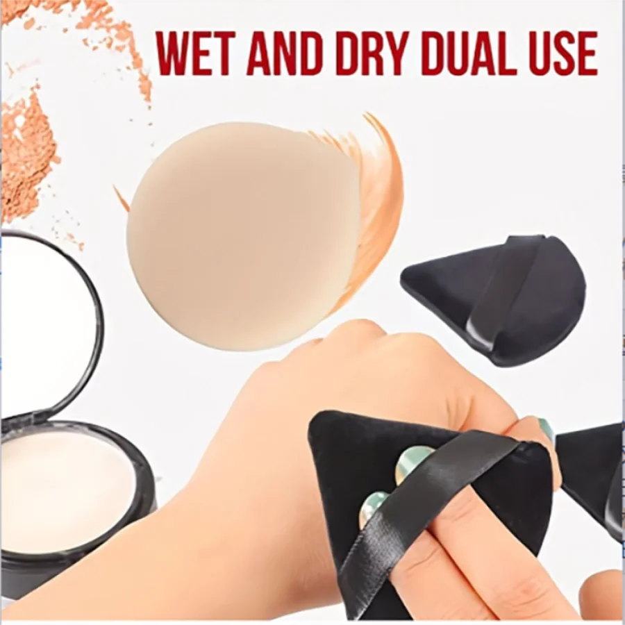 10Pcs Soft Triangle Powder Puff for Flawless Makeup - Smarsty