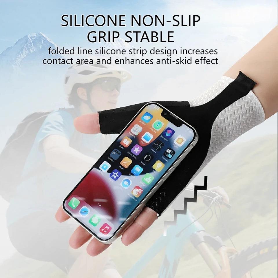 GTUBIKE Breathable Half Finger Cycling Gloves with Anti-Slip Pads - Smarsty
