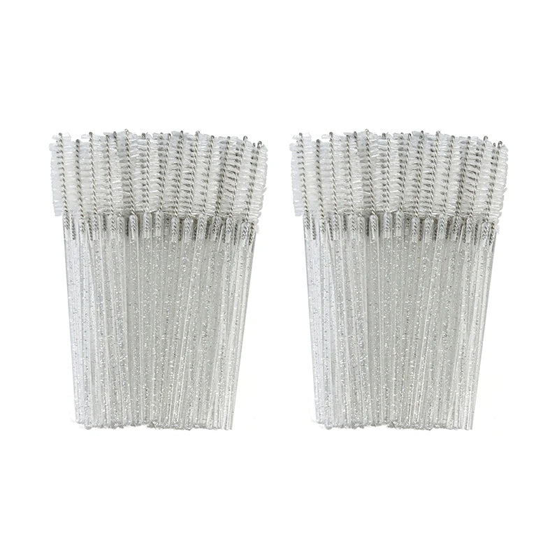 50Pcs Disposable Eyelash Brushes for Makeup Application - Smarsty