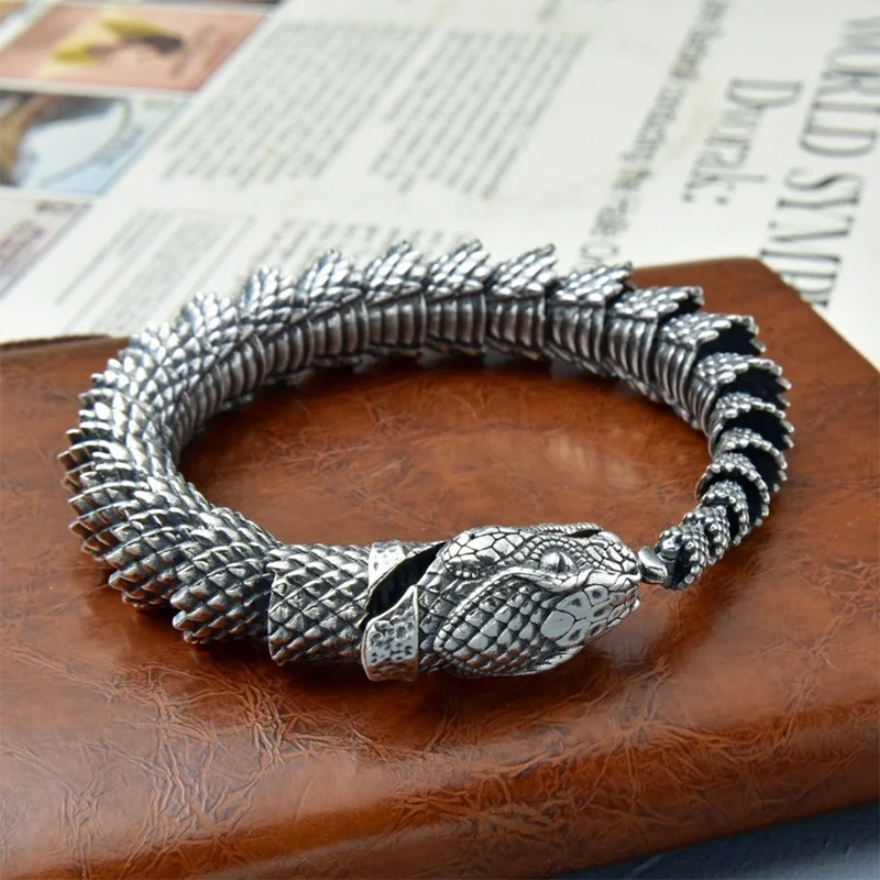 Tibetan Dragon Bracelet for Men and Women Lucky Amulet - Smarsty