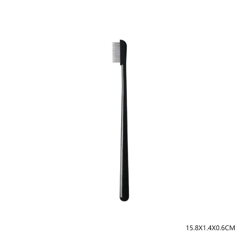 Black Foldable Eyelash Brush Comb for Perfectly Separated Lashes - Smarsty