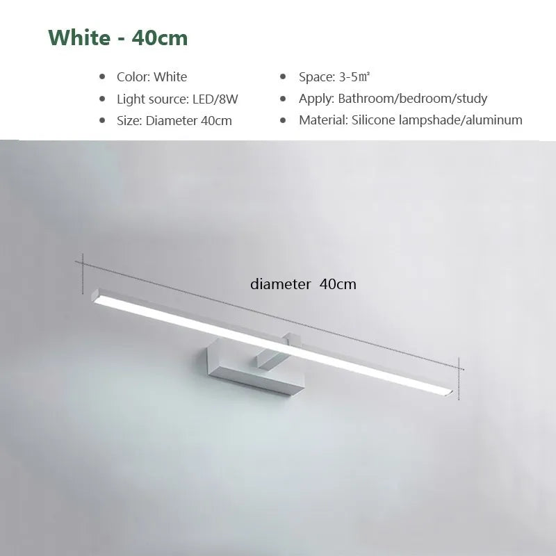 Modern Waterproof LED Mirror Lights for Bathroom Use - Smarsty