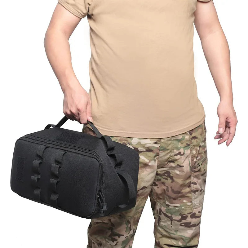 Outdoor Camping Gas Tank Storage Bag Large Capacity Ground Nail Tool Bag Gas Canister Picnic Cookware Utensils Kit Bag - Smarsty
